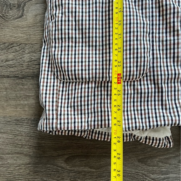 Madewell Padded Jacket in Plaid Brown Tan White Double Breasted Women's size XL - Picture 11 of 11